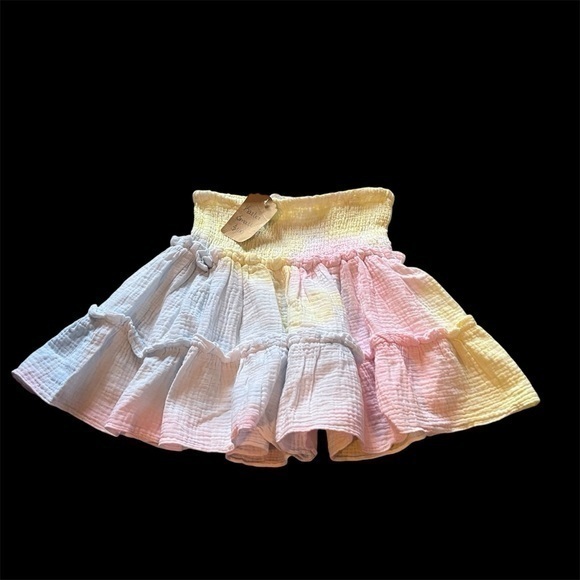 Karlie Dresses & Skirts - New tie dye ruffle Karlie boutique skirt